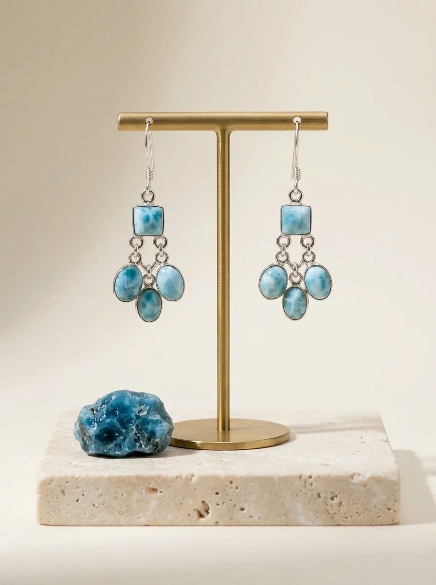 Larimar Earrings & Drops