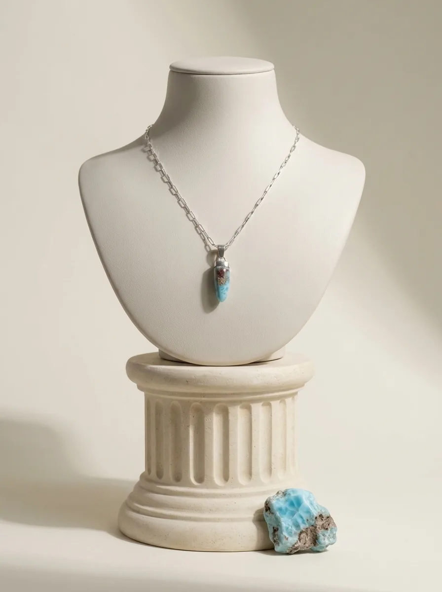 Larimar Pendants & Necklaces